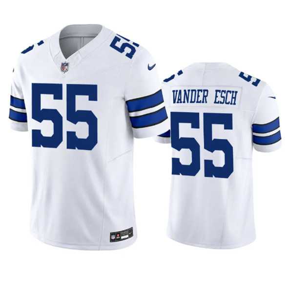 Men & Women & Youth Dallas Cowboys #55 Leighton Vander Esch White 2023 F.U.S.E. Vapor Limited Stitched Football Jersey